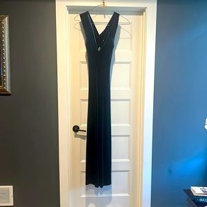Navy velvet jumpsuit
